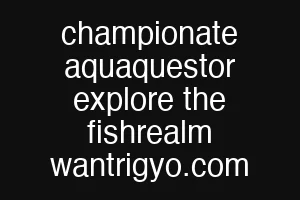 championate aquaquestor explore the fishrealm wantrigyo.com