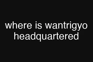 where is wantrigyo headquartered